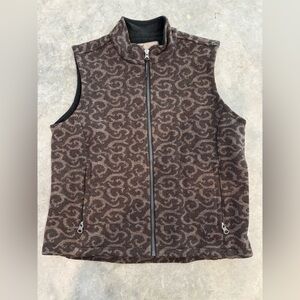 Women’s original made in USA wool ibex vest size medium